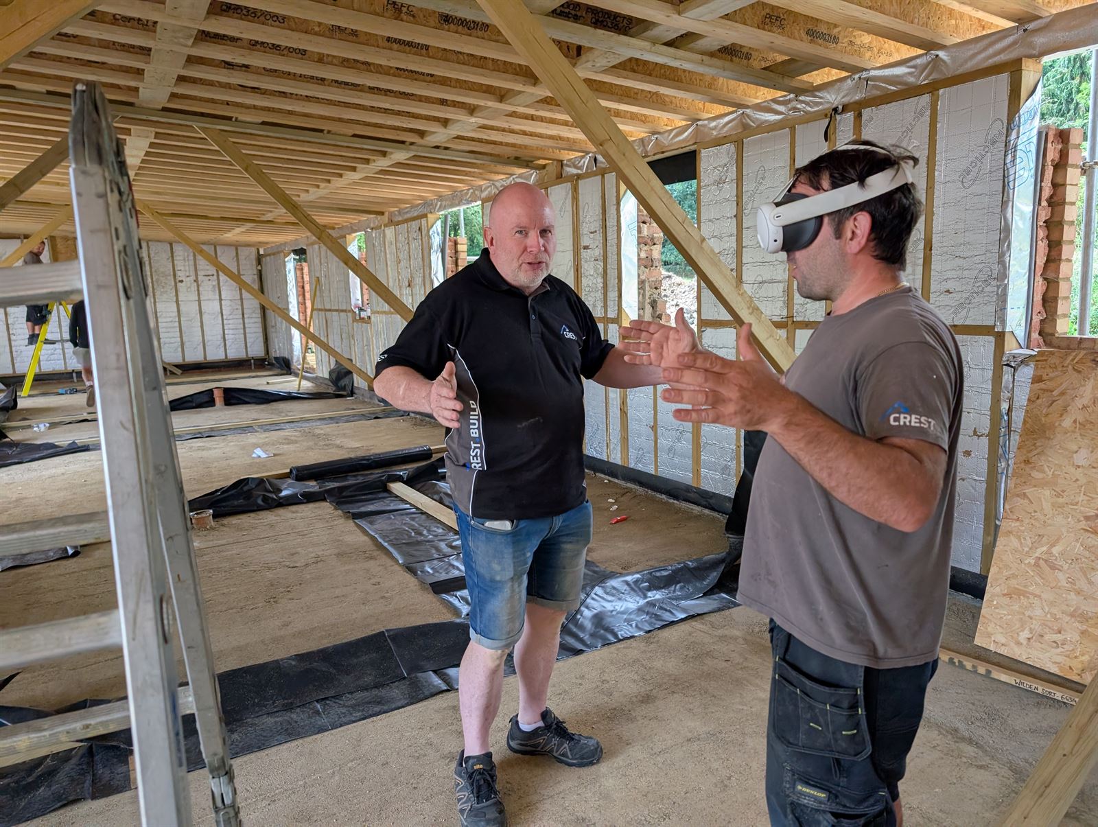 Side Extension — AR overlay — house extension AR visualisation from architectural drawings